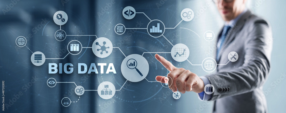 Big data and business intelligence analytics concept Big data and business intelligence analytics concept