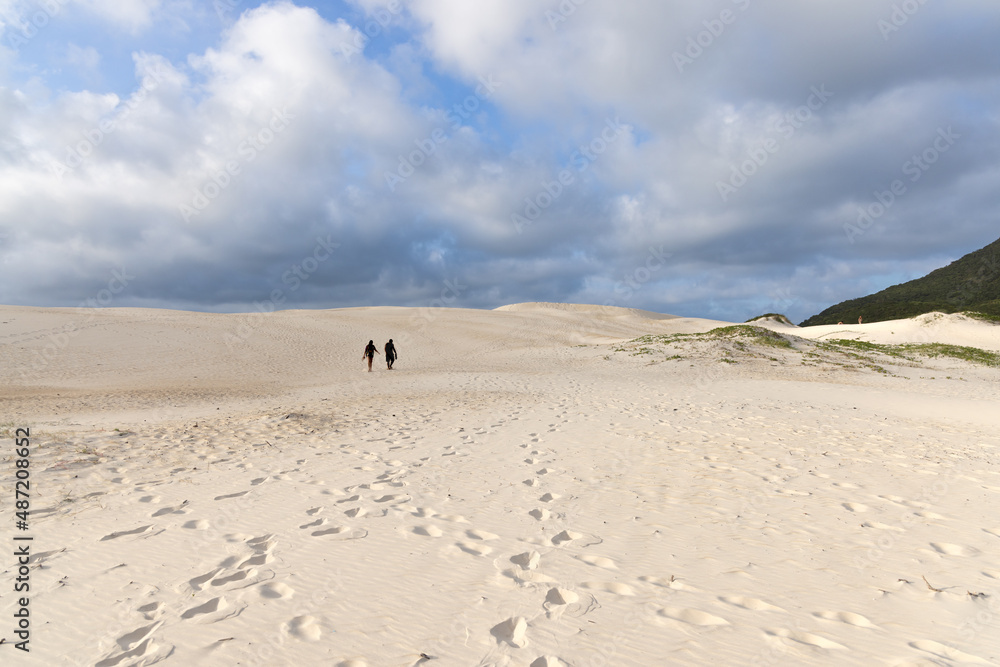 Dunas da praia Costao do Santinho em Santa Catarina Dunas da praia Costao do Santinho em Santa Catarina