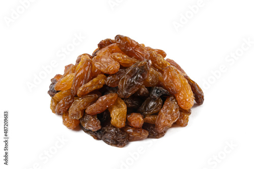 Wallpaper Mural royal raisins heap isolated on white background.Spice and food ingredients. Torontodigital.ca