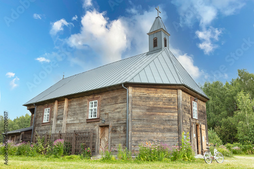 Church of the Assumption of the Blessed Virgin Mary in Grodzisk, a beautiful old historic church from the second half of the eighteenth century photo