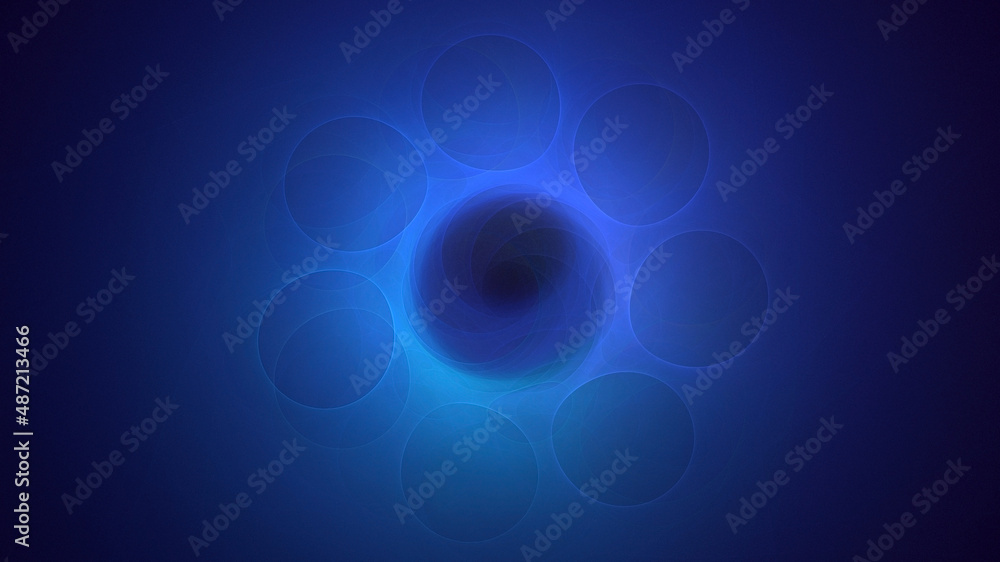 3D rendering abstract circle light background 3D rendering abstract circle light background