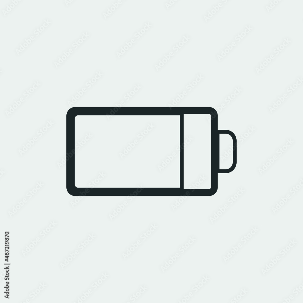 Bin vector icon illustration sign Bin vector icon illustration sign