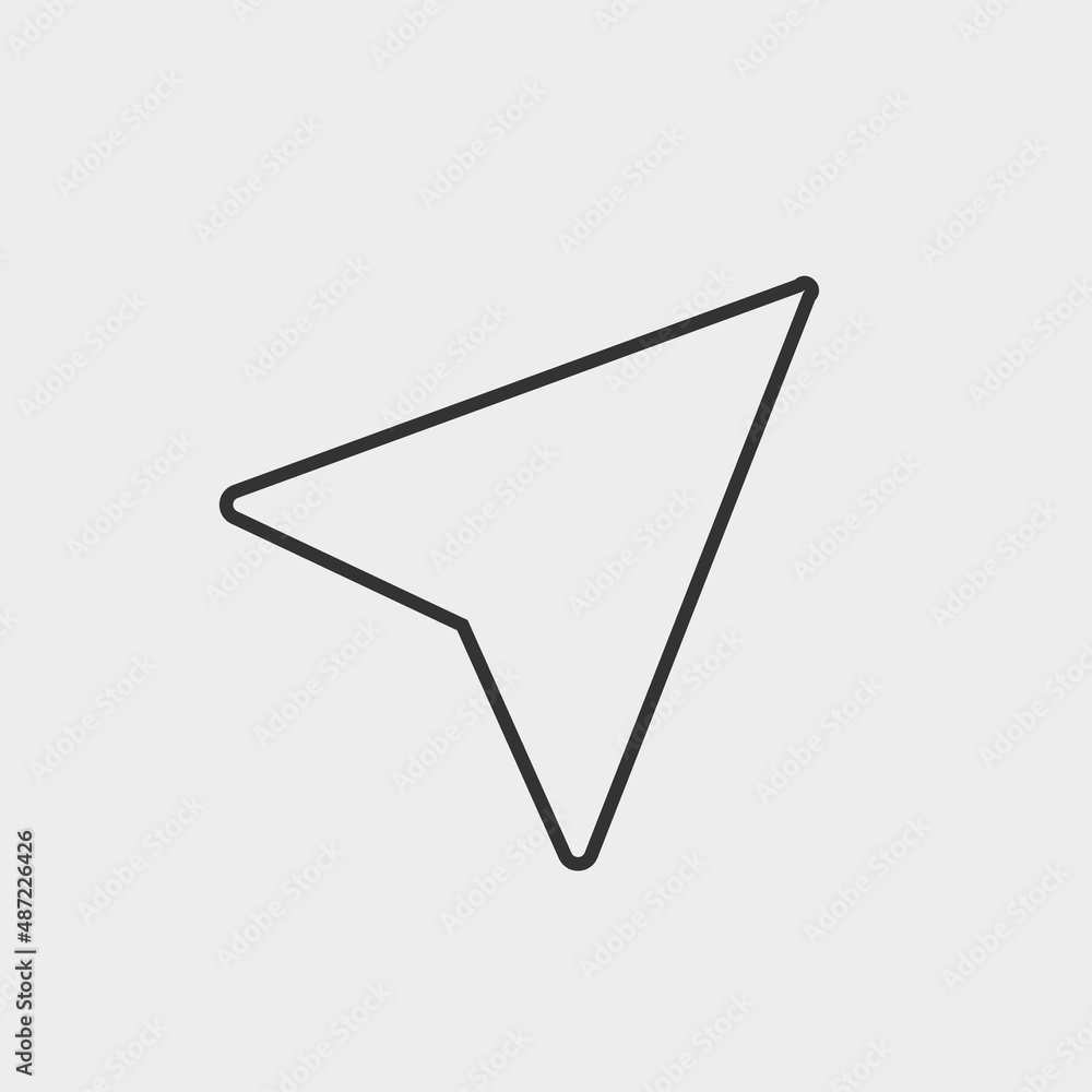 Navigation vector icon illustration sign Navigation vector icon illustration sign
