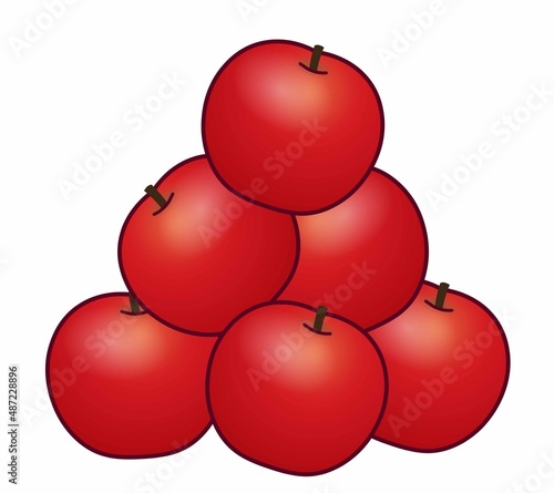 新鮮な美味しいリンゴ