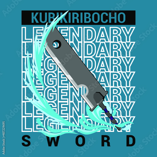 japanese anime and manga t-shirt design vector