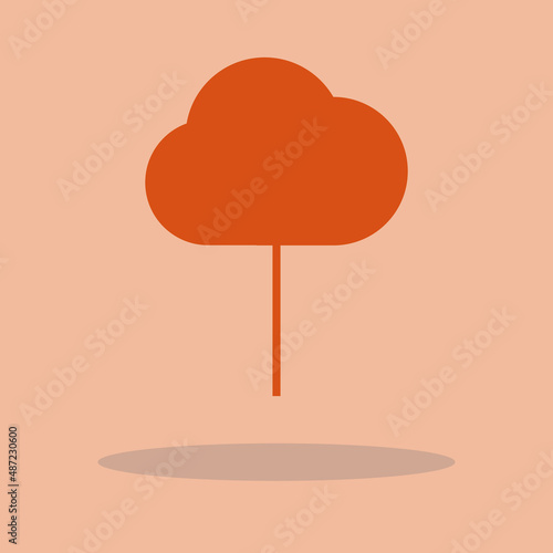 Tree vector icon illustration sign photo