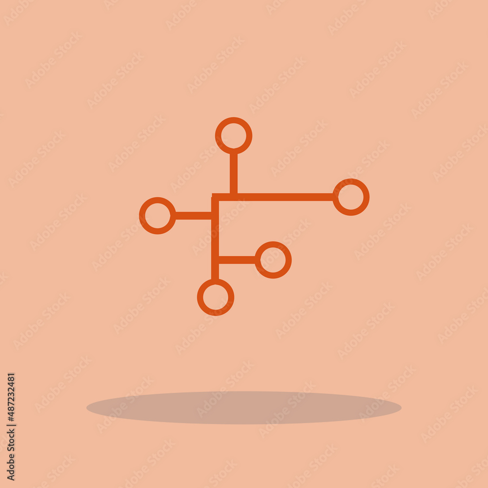 High tech vector icon illustration sign High tech vector icon illustration sign