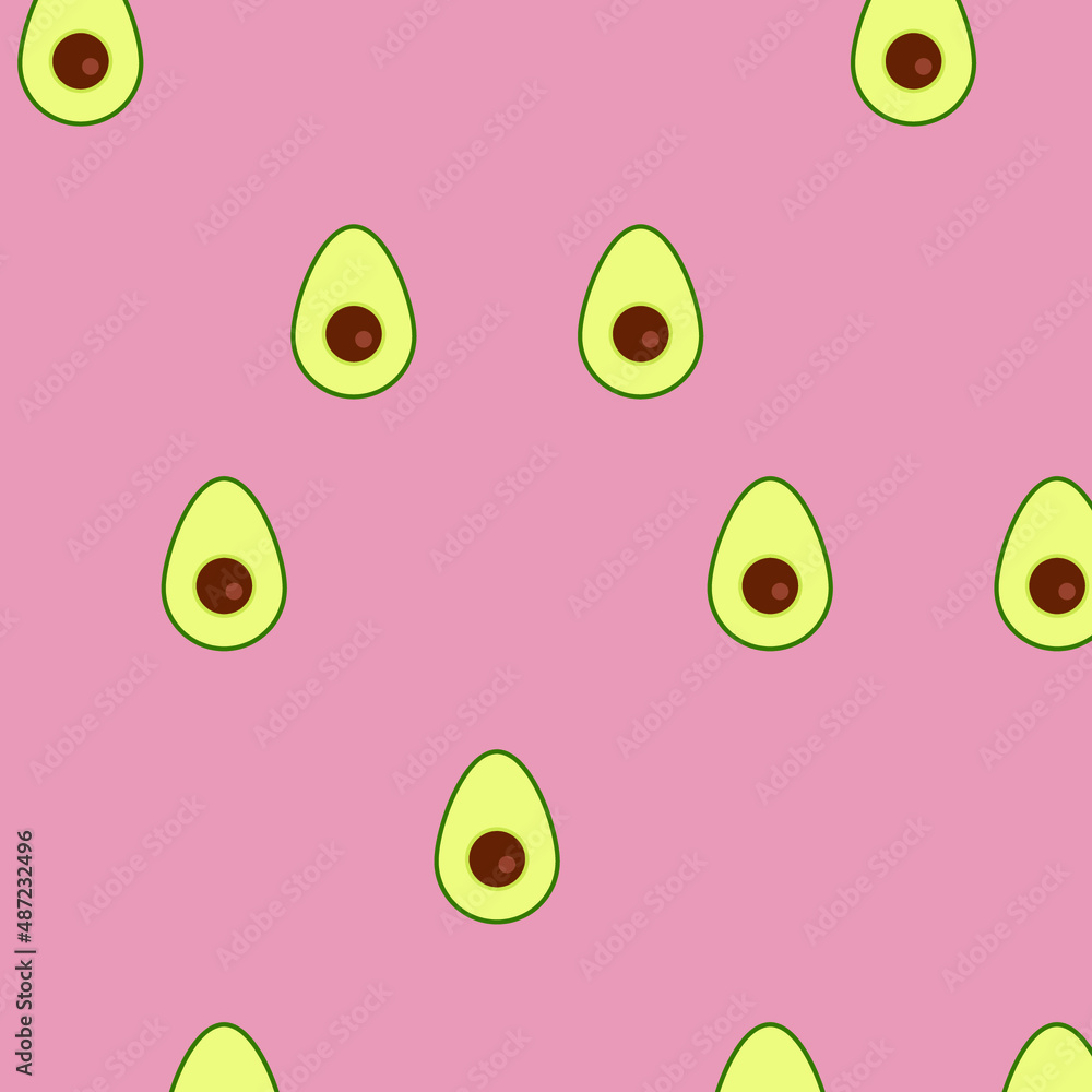 Abstract avocado. Pattern vector. On a light background. Wrapping paper . Abstract avocado. Pattern vector. On a light background. Wrapping paper .