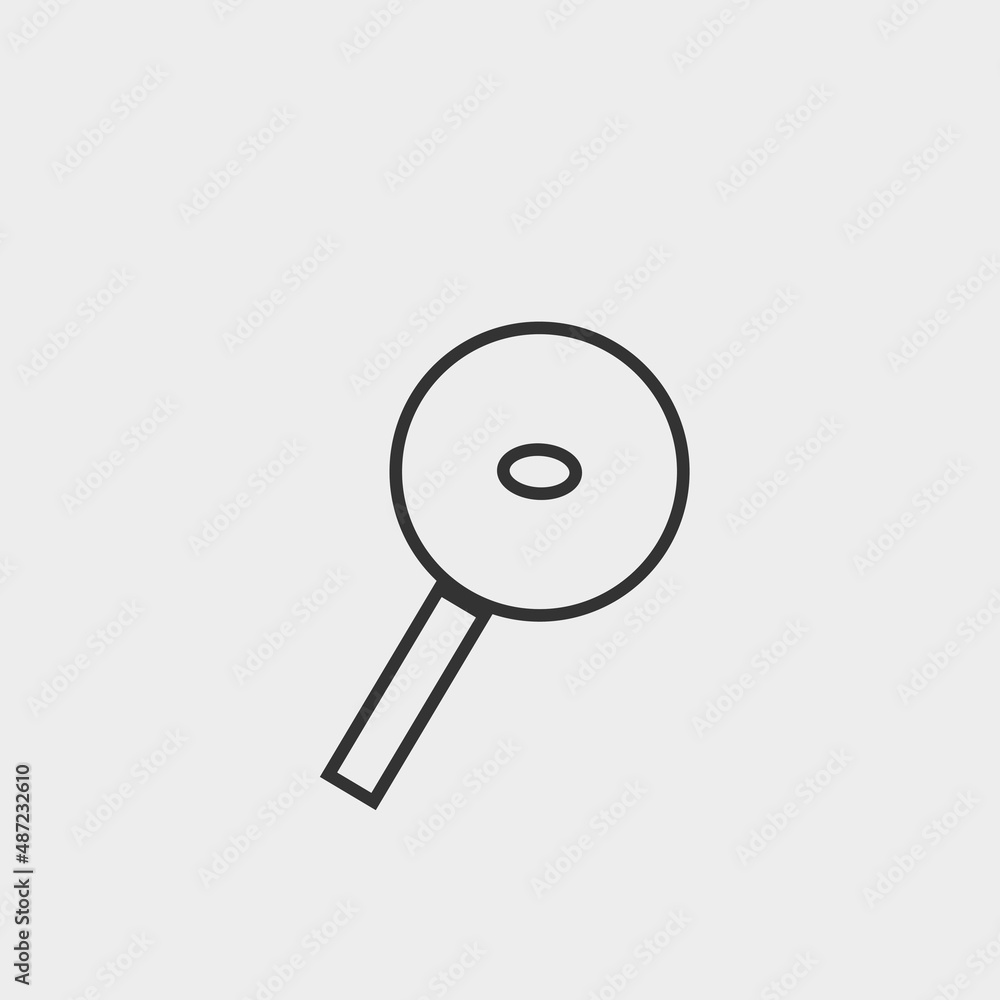 Zoom out vector icon illustration sign Zoom out vector icon illustration sign