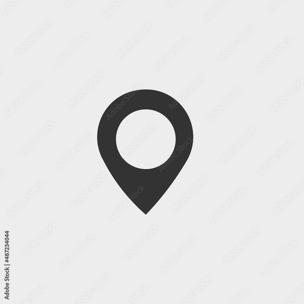 Location vector icon illustration sign Location vector icon illustration sign