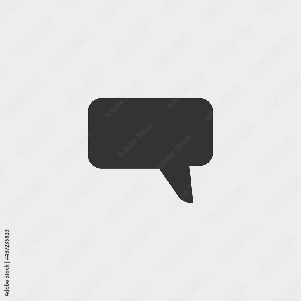 Chat vector icon illustration sign Chat vector icon illustration sign