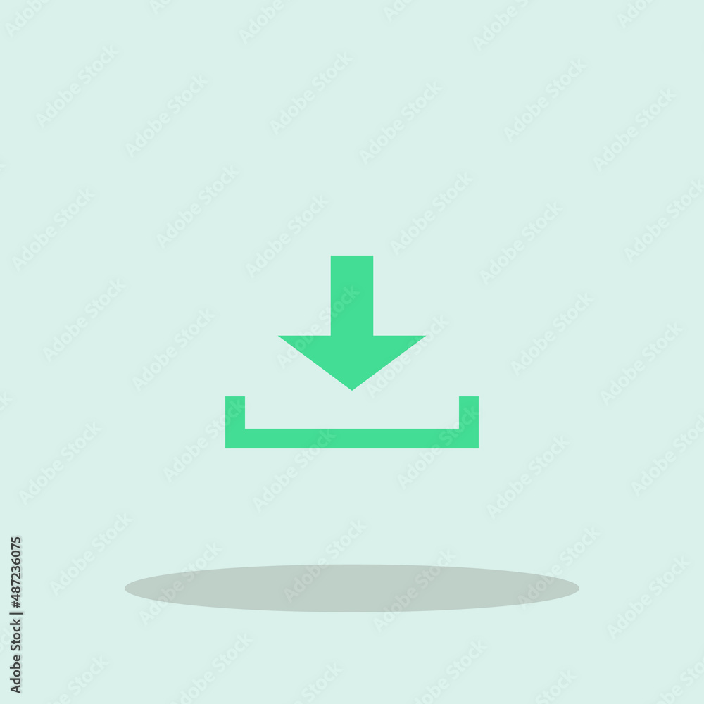 Download vector icon illustration sign Download vector icon illustration sign