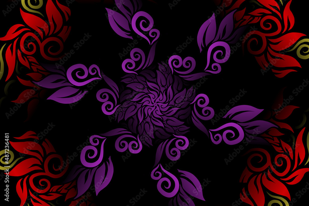 seamless colourful caleidoscope gradient flower art pattern of indonesian traditional tenun batik ethnic dayak ornament for wallpaper ads background sticker or clothing seamless colourful caleidoscope gradient flower art pattern of indonesian traditional tenun batik ethnic dayak ornament for wallpaper ads background sticker or clothing