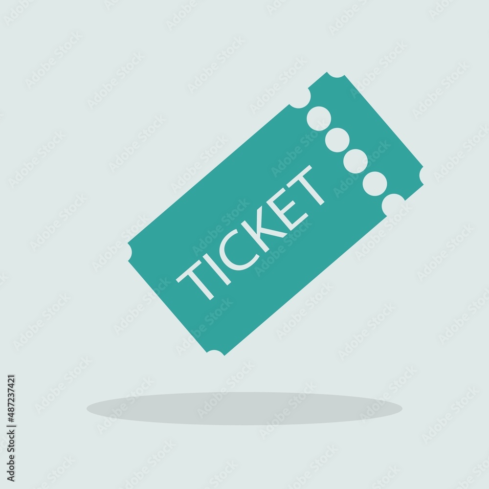 Ticket vector icon illustration sign Ticket vector icon illustration sign
