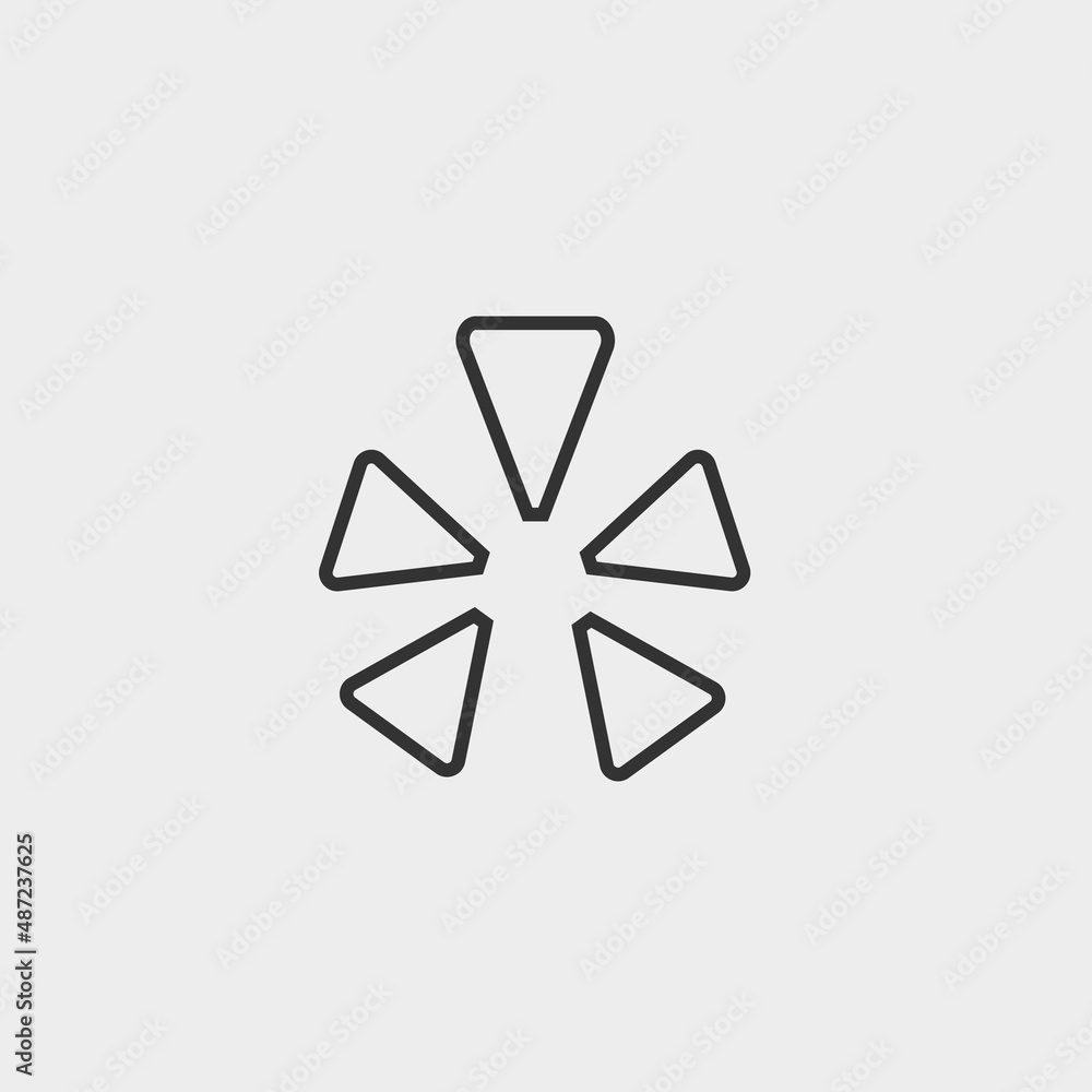 Velp vector icon illustration sign Velp vector icon illustration sign