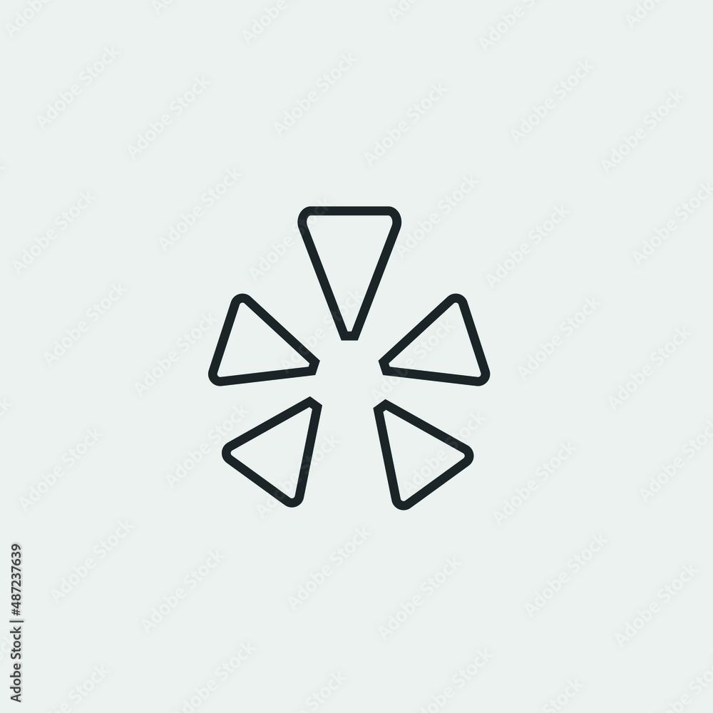 Velp vector icon illustration sign Velp vector icon illustration sign