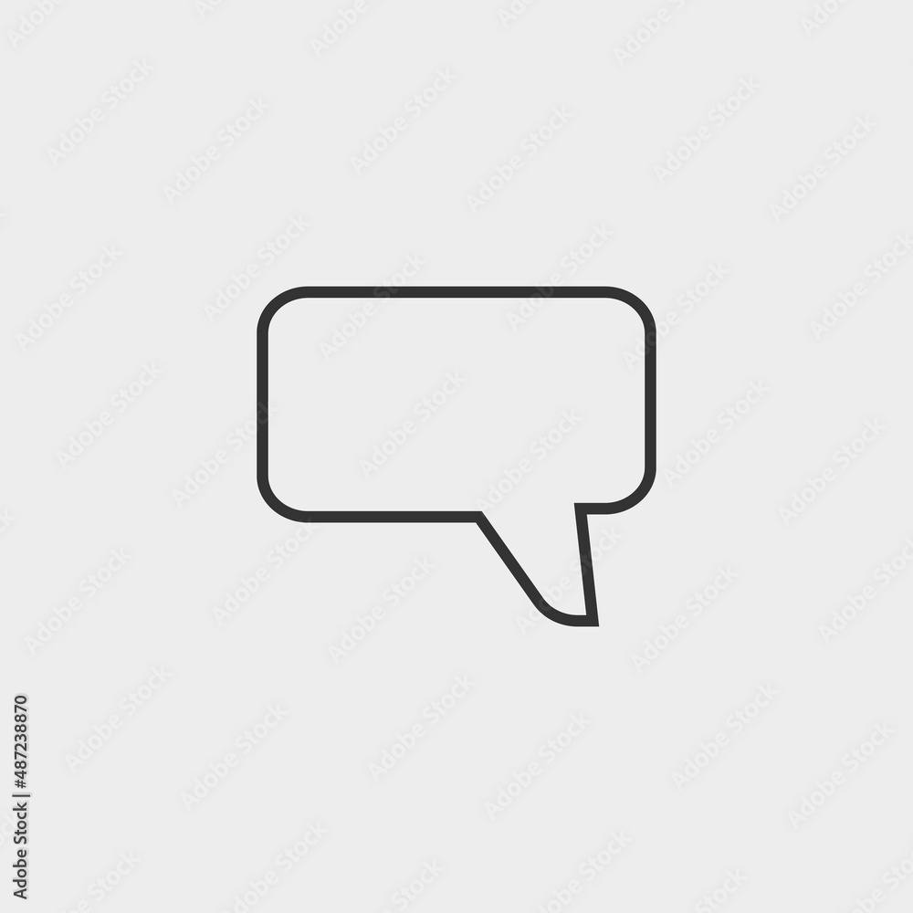 Chat vector icon illustration sign Chat vector icon illustration sign