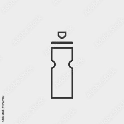 Water bottle vector icon illustration sign
