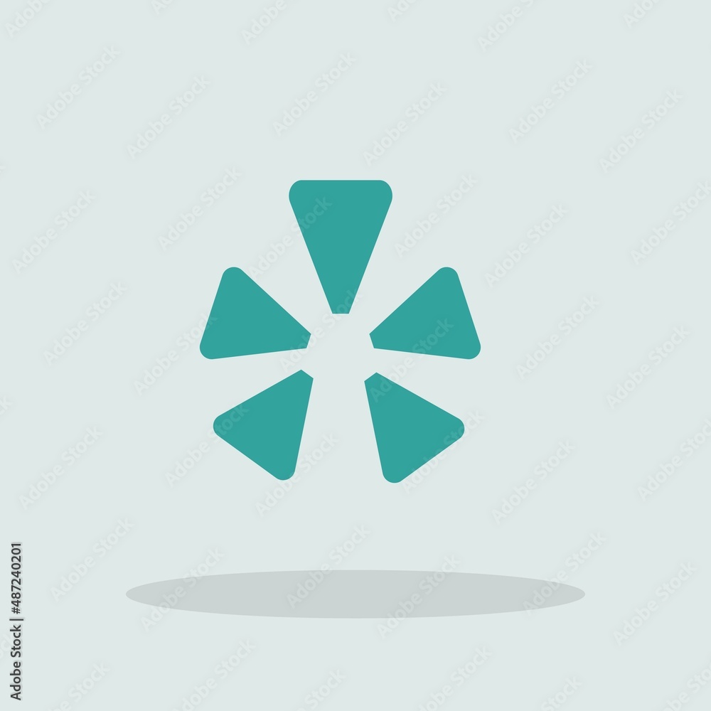 Radiation vector icon illustration sign Radiation vector icon illustration sign