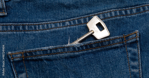 Incitement. The key in the pocket of the jean.