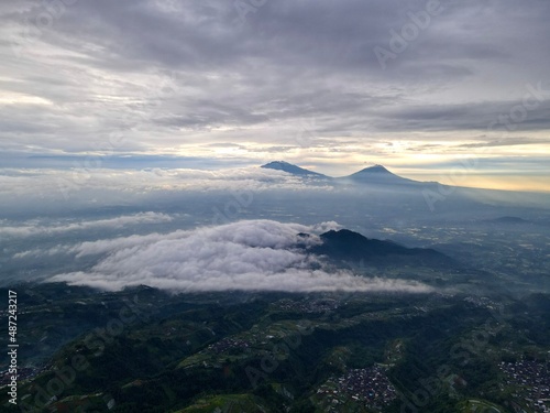 view from the plane