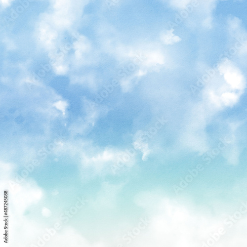 Cloudy Day Rainbow Gradient Pastel Texture, Background, and Scrapbook Paper