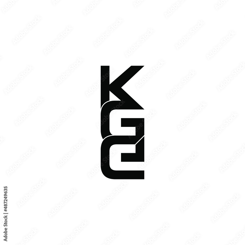 kge letter original monogram logo design kge letter original monogram logo design