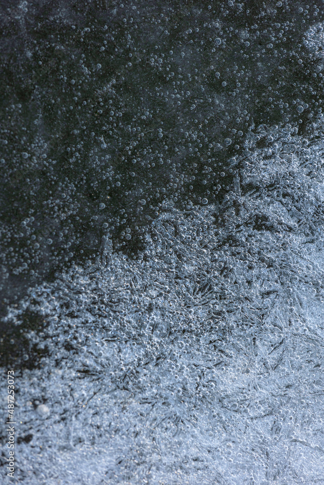 In winter, the whole lake freezes over In winter, the whole lake freezes over