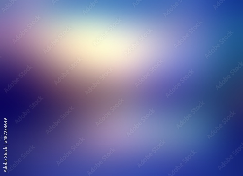 Blue iridescent blur background with polished effect. Fantastic  empty template.