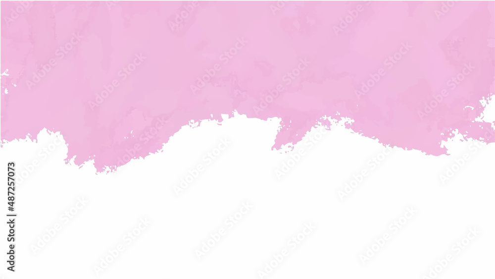 Obraz premium Pink watercolor background for your design, watercolor background concept, vector.