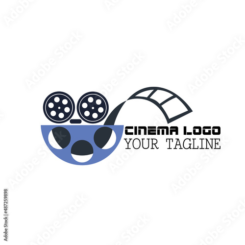MOVIE LOGO TEMPLATE PREMIUM VECTOR