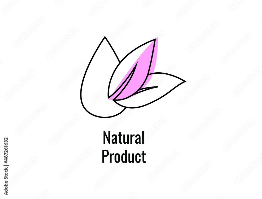 natural product icon vector illustration natural product icon vector illustration