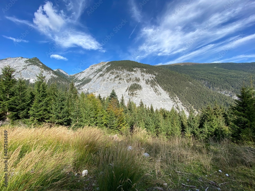 Stallen Stallental Karwendel zwischen Kloster St. Georgenberg und dem Lamsenjoch im Bezirk Schwaz