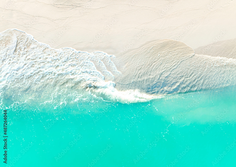 The texture background of summer beach wave water seashore sand beach -Summer pattern image
