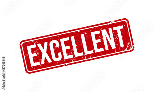 Excellent Stamp Seal Vector Illustration