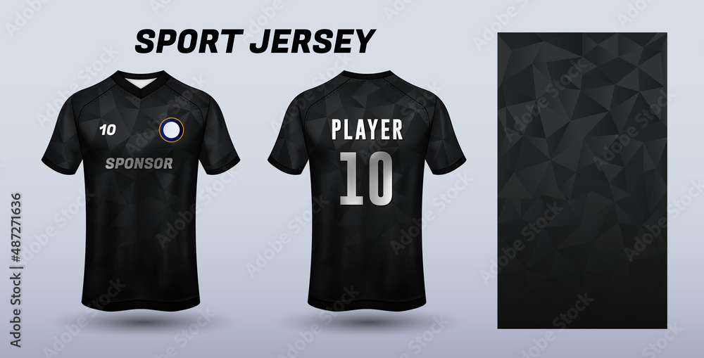 Fototapeta premium Sport jersey design fabric textile for sublimation