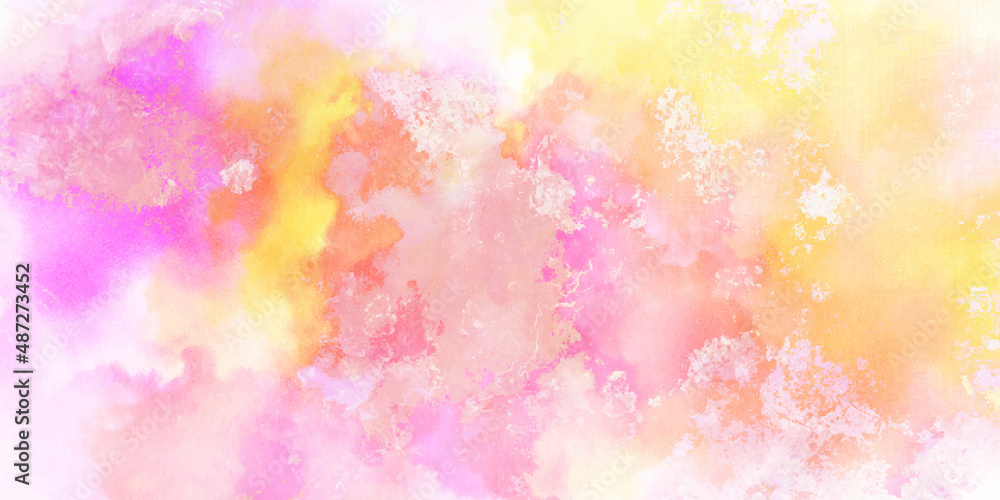 abstract watercolor background with space and abstract powder splatted background. Colorful powder explosion on white background. Colored cloud. Abstract colorful pastel with gradient multicolor toned abstract watercolor background with space and abstract powder splatted background. Colorful powder explosion on white background. Colored cloud. Abstract colorful pastel with gradient multicolor toned