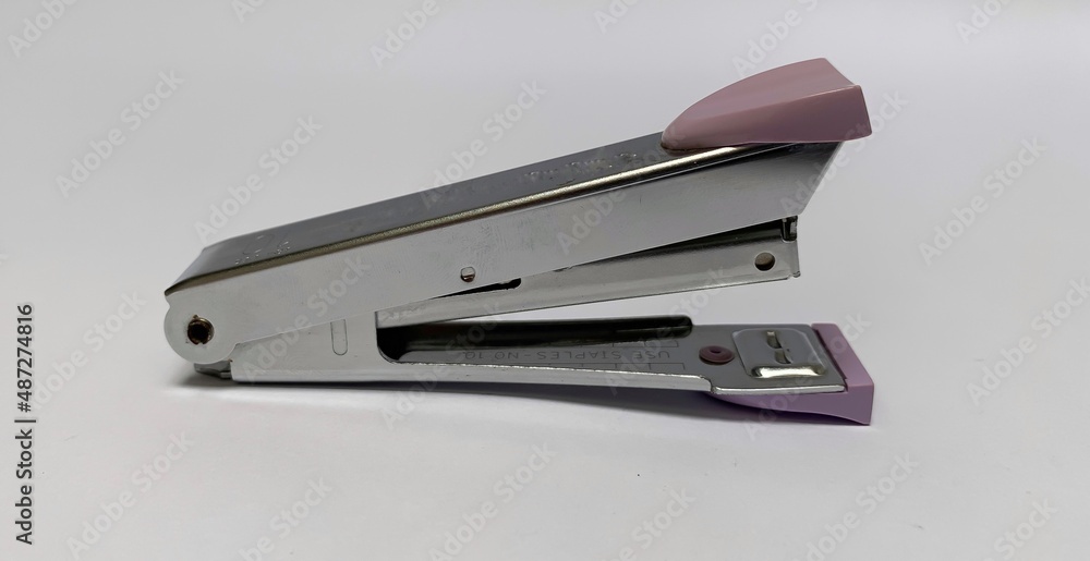 stapler and staples isolated on white background stapler and staples isolated on white background