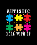 Autism Awareness Day T-shirt design, autism puzzle T-shirt design, Autism Awareness Day.