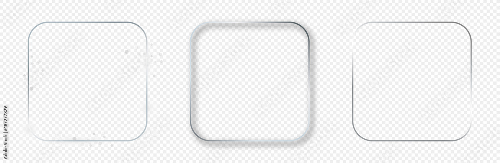 Silver glowing rounded rectangular shape frame Silver glowing rounded rectangular shape frame