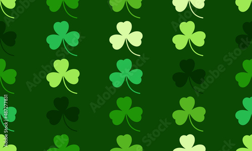 Happy Saint Patrick's day green background