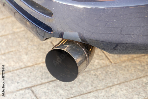 マフラー　Exhaust pipe of an automobile photo