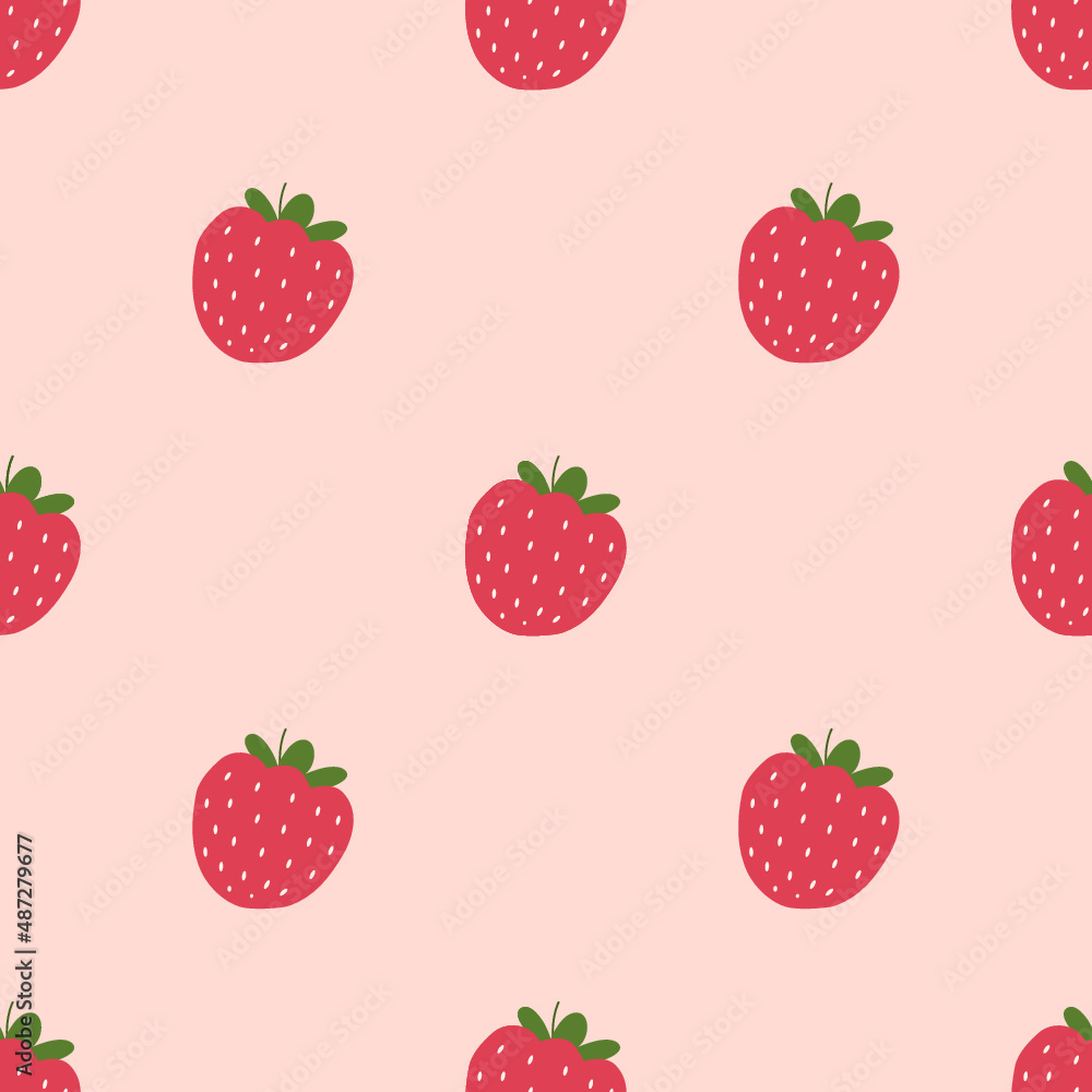 seamless pattern with strawberries seamless pattern with strawberries