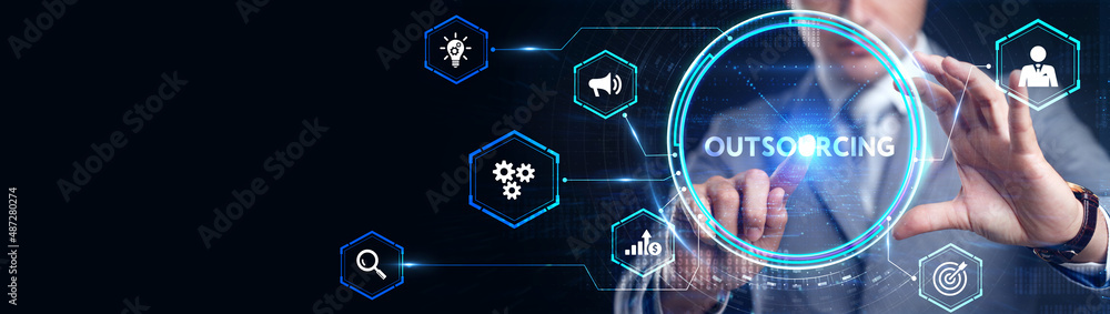 Business, Technology, Internet and network concept. Outsourcing human resources. Business, Technology, Internet and network concept. Outsourcing human resources.