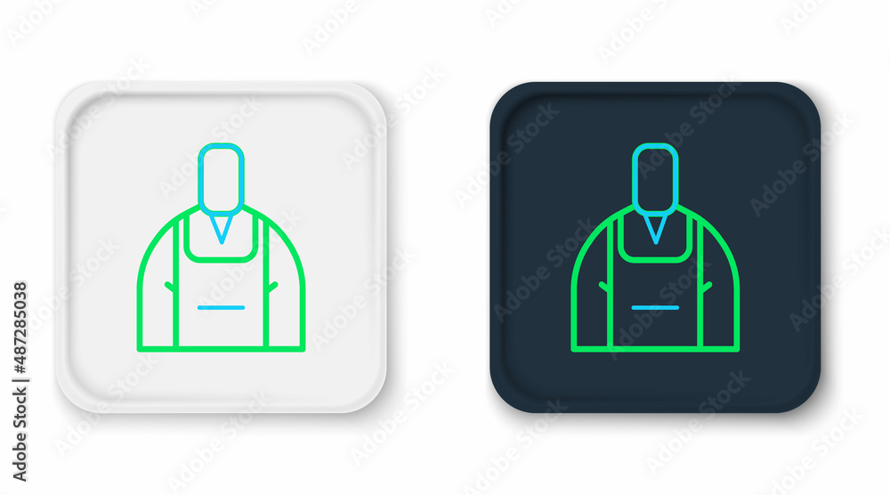 Line Barista icon isolated on white background. Colorful outline concept. Vector Line Barista icon isolated on white background. Colorful outline concept. Vector