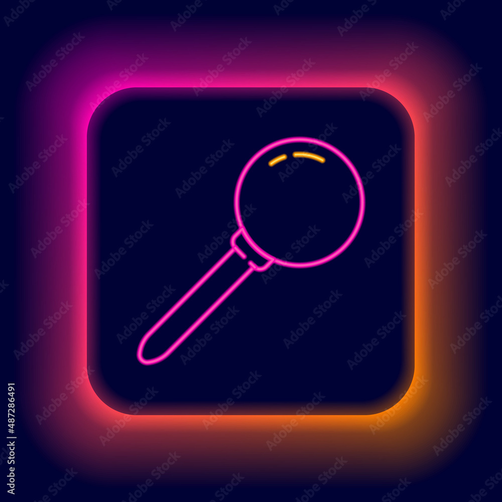 Glowing neon line Push pin icon isolated on black background. Thumbtacks sign. Colorful outline concept. Vector Glowing neon line Push pin icon isolated on black background. Thumbtacks sign. Colorful outline concept. Vector