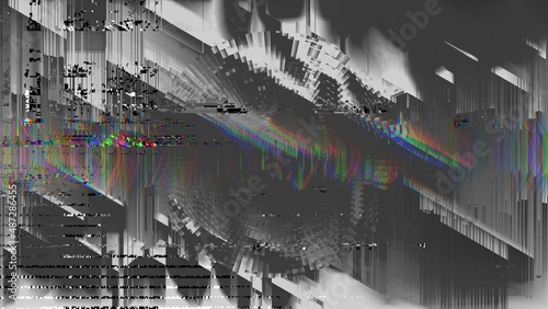Canvastavla Technology glitch background