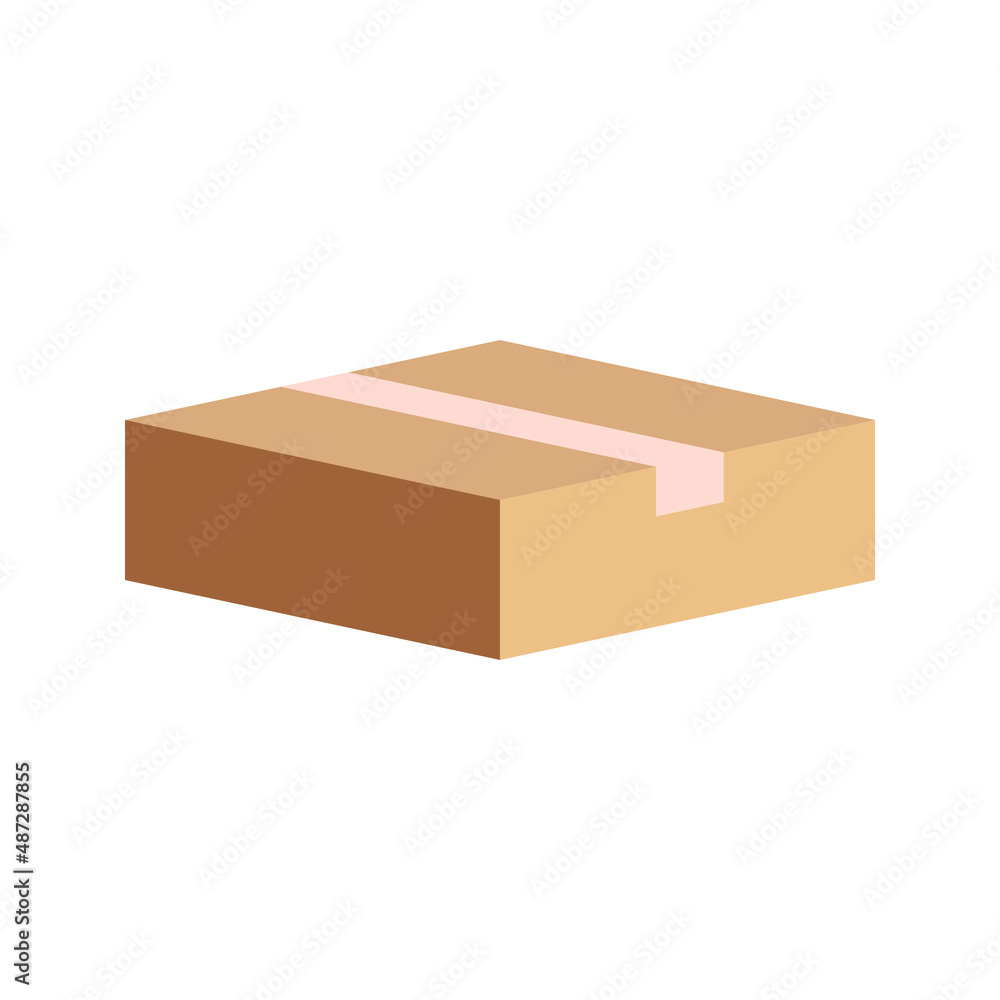cardboard box isolated on white cardboard box isolated on white