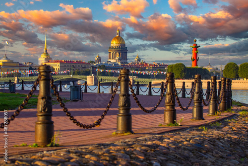 Saint Petersburg embankment...