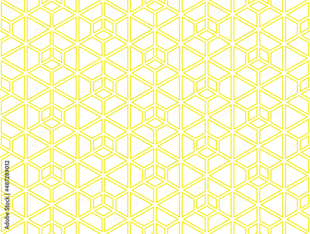 The geometric pattern with lines. Seamless vector background. White and yellow texture. Graphic modern pattern. Simple lattice graphic design The geometric pattern with lines. Seamless vector background. White and yellow texture. Graphic modern pattern. Simple lattice graphic design